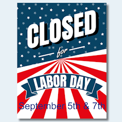 Labor Day Closing